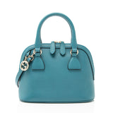 Gucci Leather GG Charm Dome Small Satchel