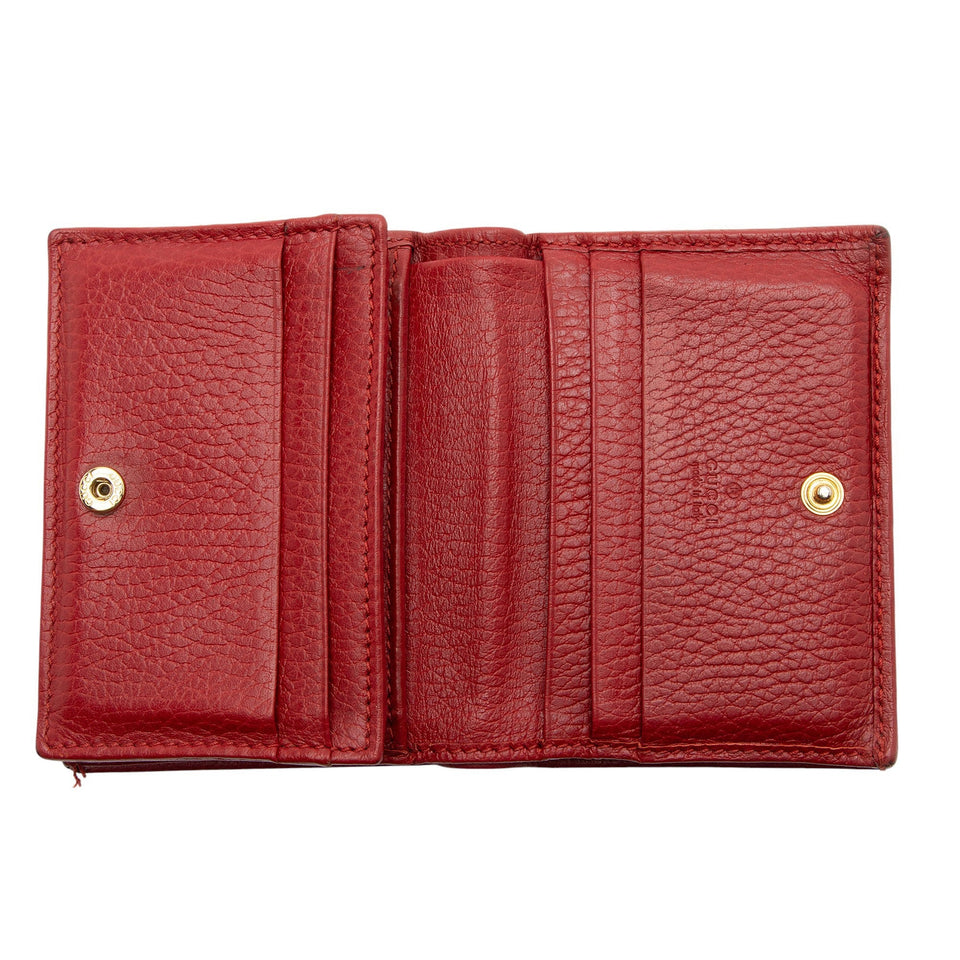 Gucci Leather GG Marmont Card Case