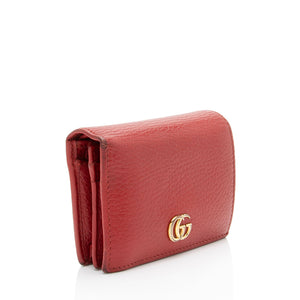 Gucci Leather GG Marmont Card Case