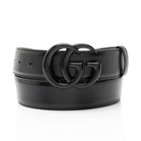 Gucci Leather GG Marmont Monochrome Belt - Size 36 / 90
