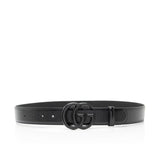 Gucci Leather GG Marmont Monochrome Belt - Size 36 / 90