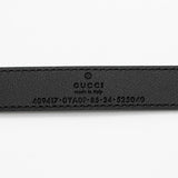 Gucci Leather GG Marmont Slim Belt - Size 34 / 85