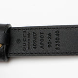 Gucci Leather GG Marmont Slim Belt - Size 36 / 90
