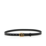 Gucci Leather GG Marmont Slim Belt - Size 36 / 90