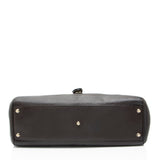 Gucci Leather Heritage Web Buckle Medium Satchel