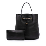 Gucci Leather Horsebit Park Avenue Tote