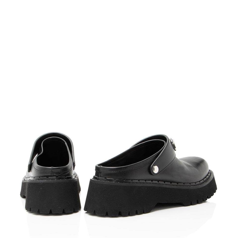 Gucci Leather Horsebit Loafer Mules - Size 9.5 / 39.5