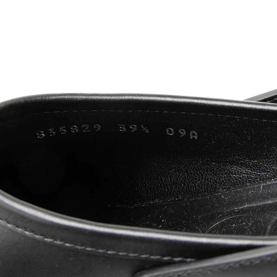 Gucci Leather Horsebit Loafer Mules - Size 9.5 / 39.5