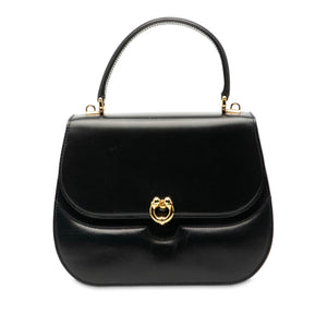 Gucci Leather Horsebit Top Handle Bag