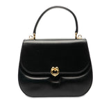 Gucci Leather Horsebit Top Handle Bag