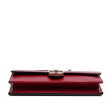 Gucci Leather Interlocking G Dollar Wallet on Chain