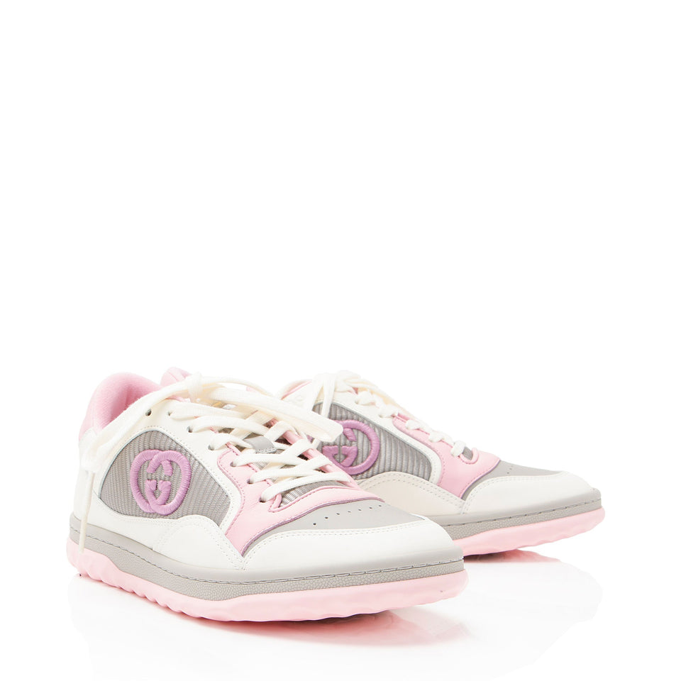 Gucci Leather Mac80 Sneakers - Size 8.5 / 38.5