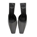 Gucci Leather Interlocking G Mallory Mules - Size 8 / 38