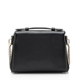 Gucci Leather Interlocking G Small Top Handle