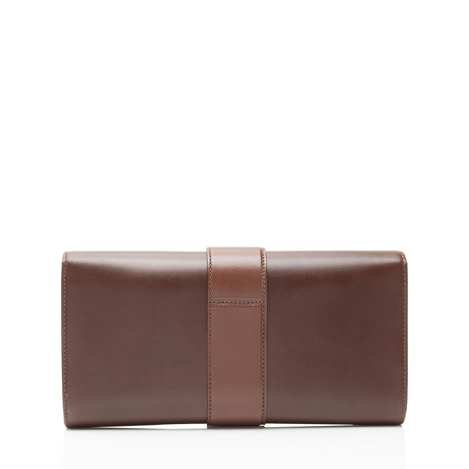 Gucci Leather Lady Buckle Clutch