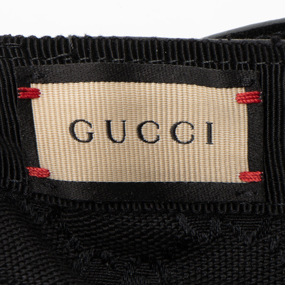 Gucci Leather Logo Baseball Hat - Size S