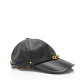 Gucci Leather Logo Baseball Hat - Size S