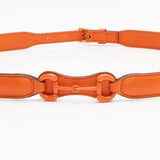 Gucci Leather Monochrome Horsebit Belt - Size 36 / 90
