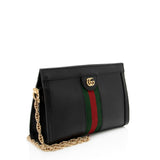 Gucci Leather Ophidia Medium Chain Shoulder Bag