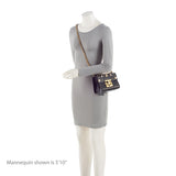 Gucci Leather Pearl Stud Padlock Small Shoulder Bag