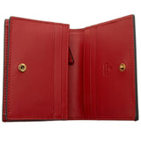 Gucci Leather Queen Margaret Bee Card Case