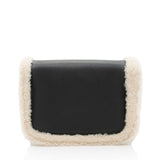 Gucci Leather Shearling Horsebit 1955 Small Bag