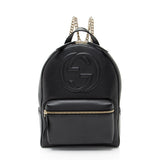 Gucci Leather Soho Chain Backpack