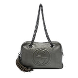 Gucci Leather Soho Chain Zip Shoulder Bag