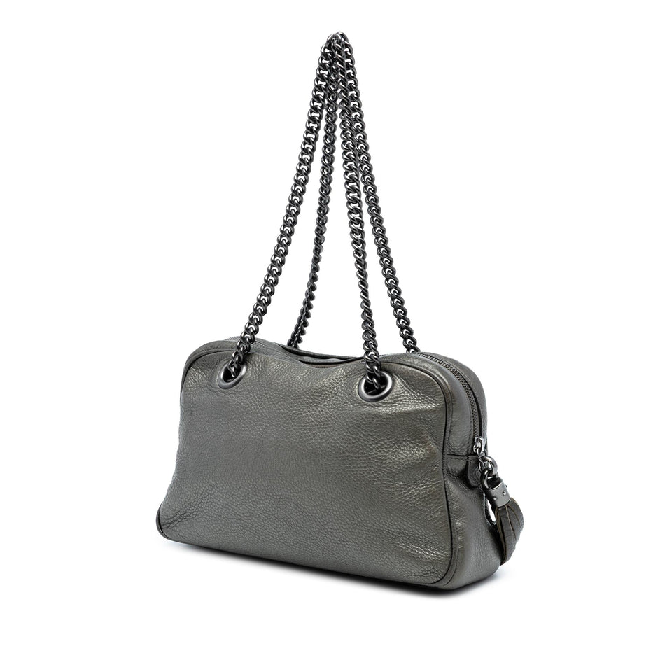 Gucci Leather Soho Chain Zip Shoulder Bag