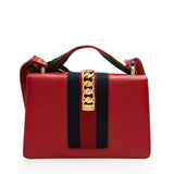 Gucci Leather Sylvie Small Shoulder Bag