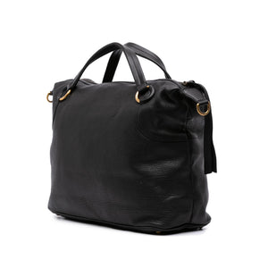 Gucci Leather Twill Satchel