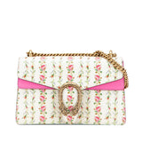 Gucci Limited Edition Small Calfskin Floral Print Dionysus Shoulder Bag