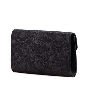 Gucci Lurex Brocade Animalier Broadway Clutch