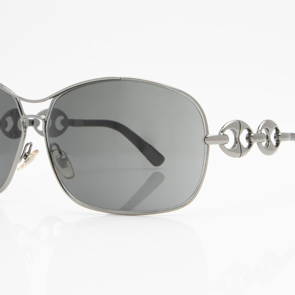 Gucci Marina Chain Wrap Aviator Sunglasses