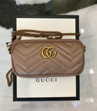 Gucci GG Marmont MatelassÃ© Wallet on a Chain
