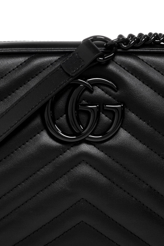 Gucci GG MARMONT CALFSKIN LEATHER SHOULDER BAG