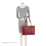 Gucci Matelasse Calfskin GG Marmont Medium Chain Tote
