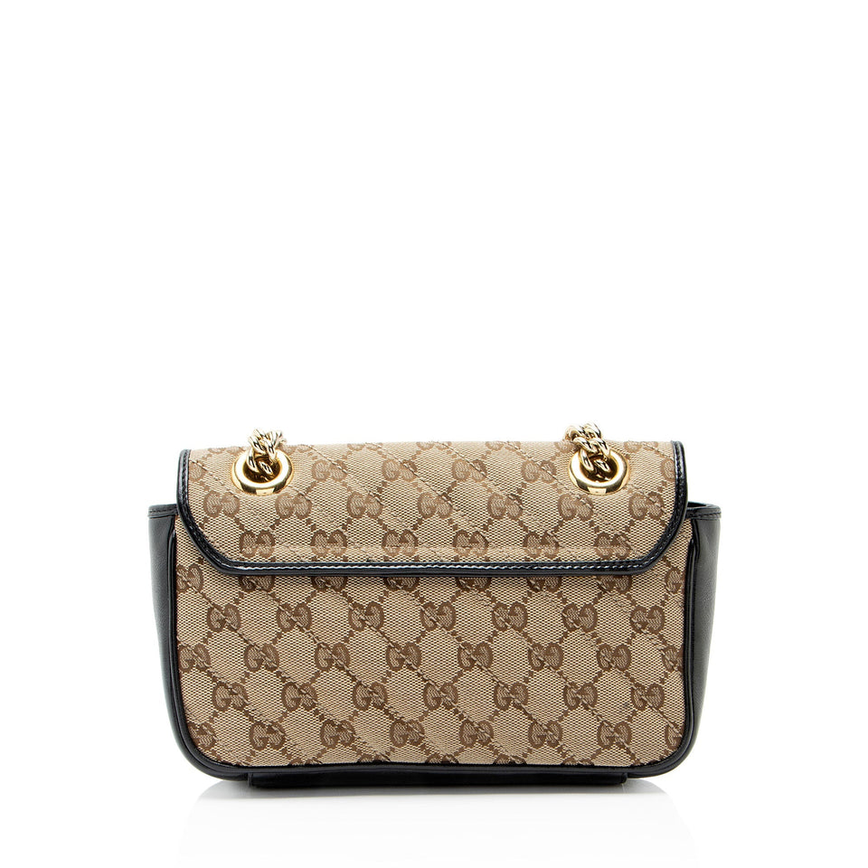 Gucci Matelasse GG Canvas GG Marmont Small Flap Bag