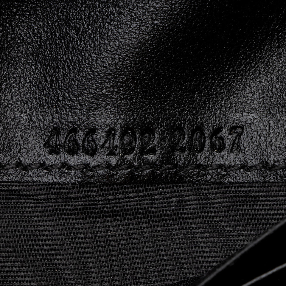 Gucci Matelasse Leather GG Marmont Card Wallet