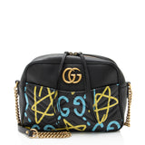 Gucci Matelasse Leather GG Marmont Ghost Medium Camera Bag