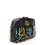 Gucci Matelasse Leather GG Marmont Ghost Medium Camera Bag