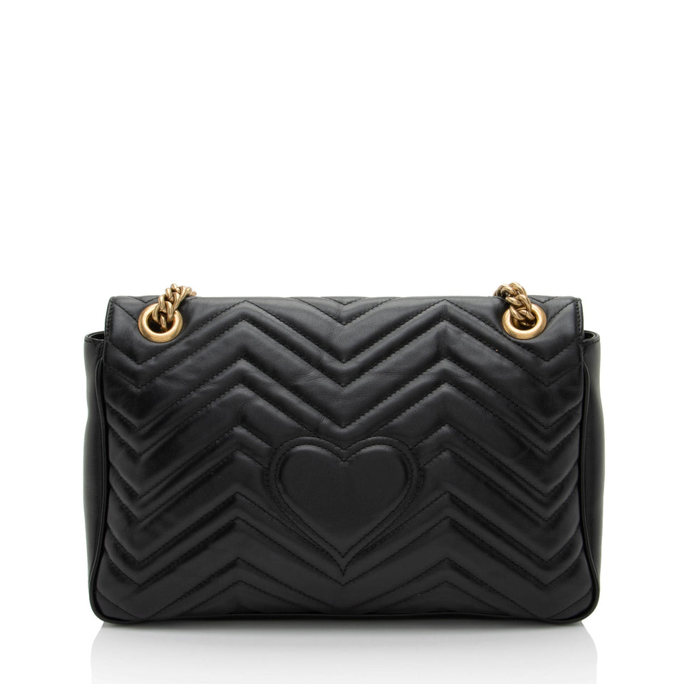 Gucci Matelasse Leather GG Marmont Large Flap Bag