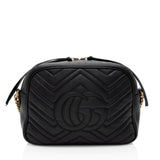 Gucci Matelasse Leather GG Marmont Large Camera Bag