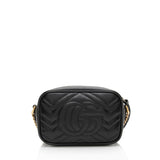 Gucci Matelasse Leather GG Marmont Mini Camera Bag