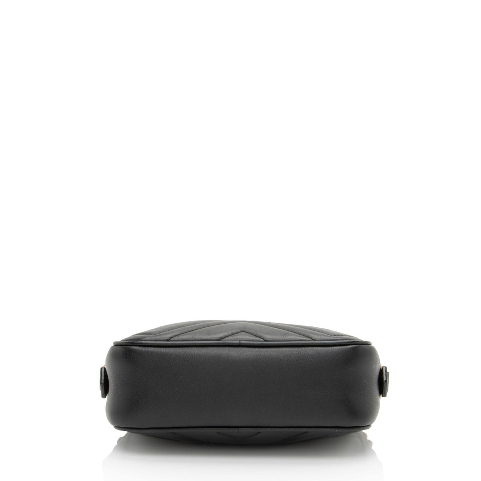 Gucci Matelasse Leather GG Marmont Mini Camera Bag