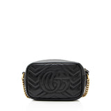 Gucci Matelasse Leather GG Marmont Mini Camera Bag