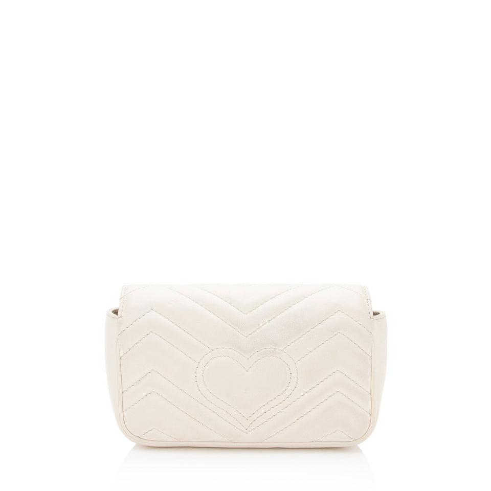 Gucci Matelasse Leather GG Marmont Mini Flap Bag