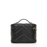 Gucci Matelasse Leather GG Marmont Mini Vanity Top Handle