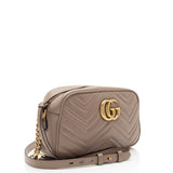 Gucci Matelasse Leather GG Marmont Small Camera Bag