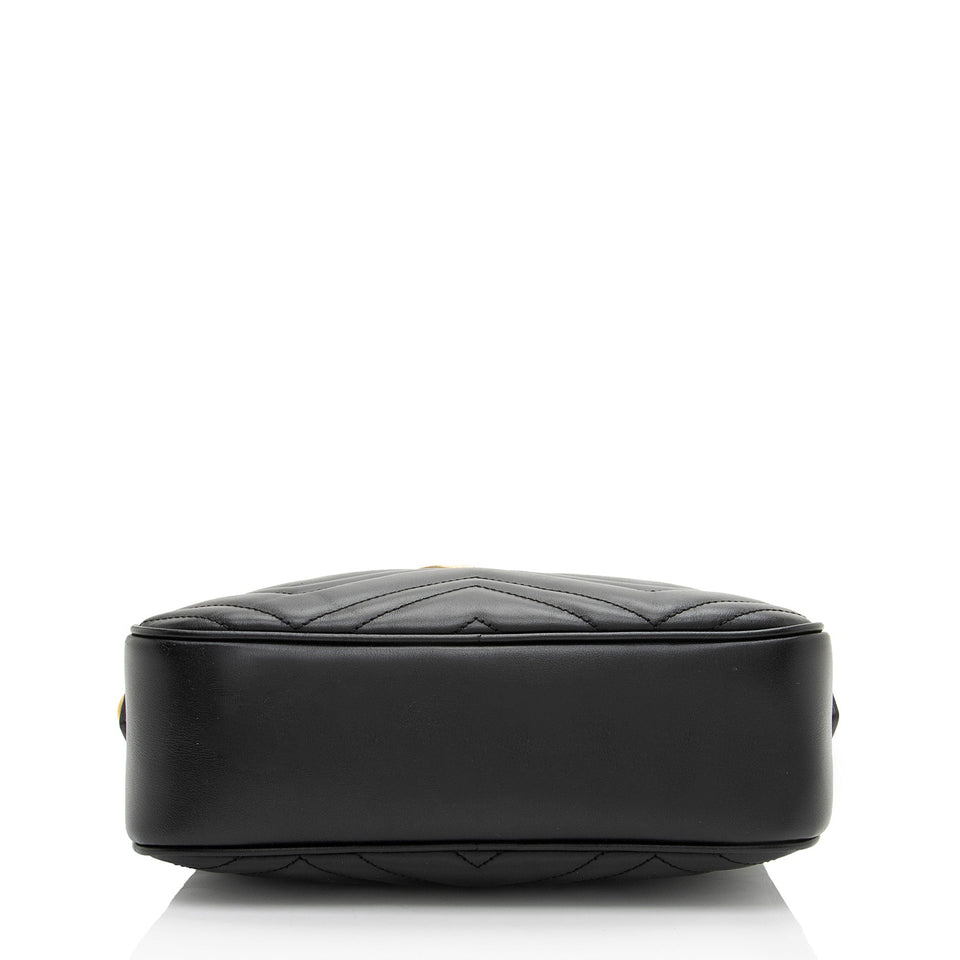 Gucci Matelasse Leather GG Marmont Small Camera Bag